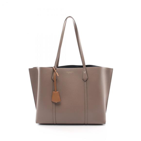Tory Burch Perry Triple Compartment Tote Bag Leather Women's Brown 81932093 - Picture 1 of 5